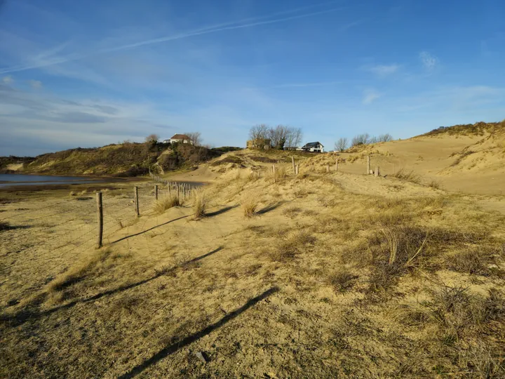 Oostnieuwkerke duinen wandeling in de koude (België)